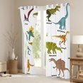 thumbnail image 3 of Erosebridal Dino Curtains 42x90 inch,Dinosaur Blackout Curtains,Set of Ancient Dinosaur Curtains & Drapes,Jungle Animal Window Curtains 2 Panels Wrinkle Free, 3 of 6