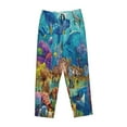 thumbnail image 4 of Balery Sea World print Women's Pajama Pants,Ultra Lightweight Pjs,Lounge Pant-Large, 4 of 9