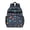 Alien Telescope Deep, variant on Alien UFO Bright Blue Pattern Backpack for School, Cute School Bag with Adjustable Shoulder Straps and Padded Back, 15.25"x11.5"x5.25"