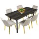 thumbnail image 1 of Mesa de Comedor Houzer 180x90x77 Sillas 6 Personas Lujo Moderno, 1 of 5