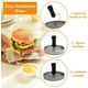 thumbnail image 2 of Máquina para hacer hamburguesas, sartén para carne antiadherente de acero inoxidable 304, máquina para hacer hamburguesas, sartén para hamburguesas con asa, máquina para hacer hamburguesas para sándwi, 2 of 5