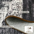 thumbnail image 6 of FULIE Abstract Area Rug 8'x10'Rug Machine Washable for Living Room/Dining Room/Bedroom,Brown, 6 of 8