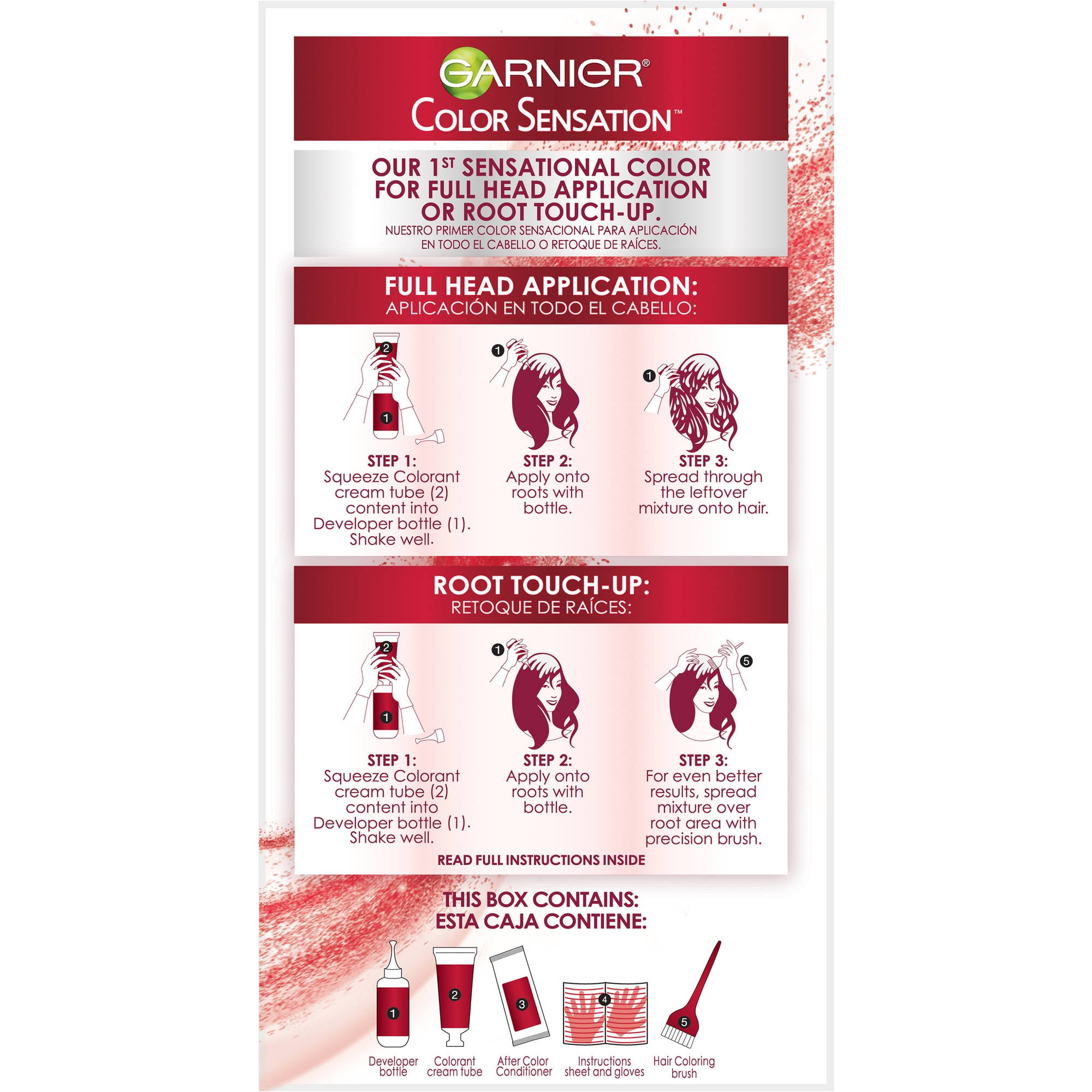 Garnier Color Sensation Hair Color Cream, 6.3 Light Golden Brown