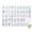 04, variant on 4 Layer Mahjong Tiles, 160 Pcs Premium Acrylic American Mahjong Set, 13 Styles Available Clear Engraved Western Game for Adults Home Travel Parties & Social Games
