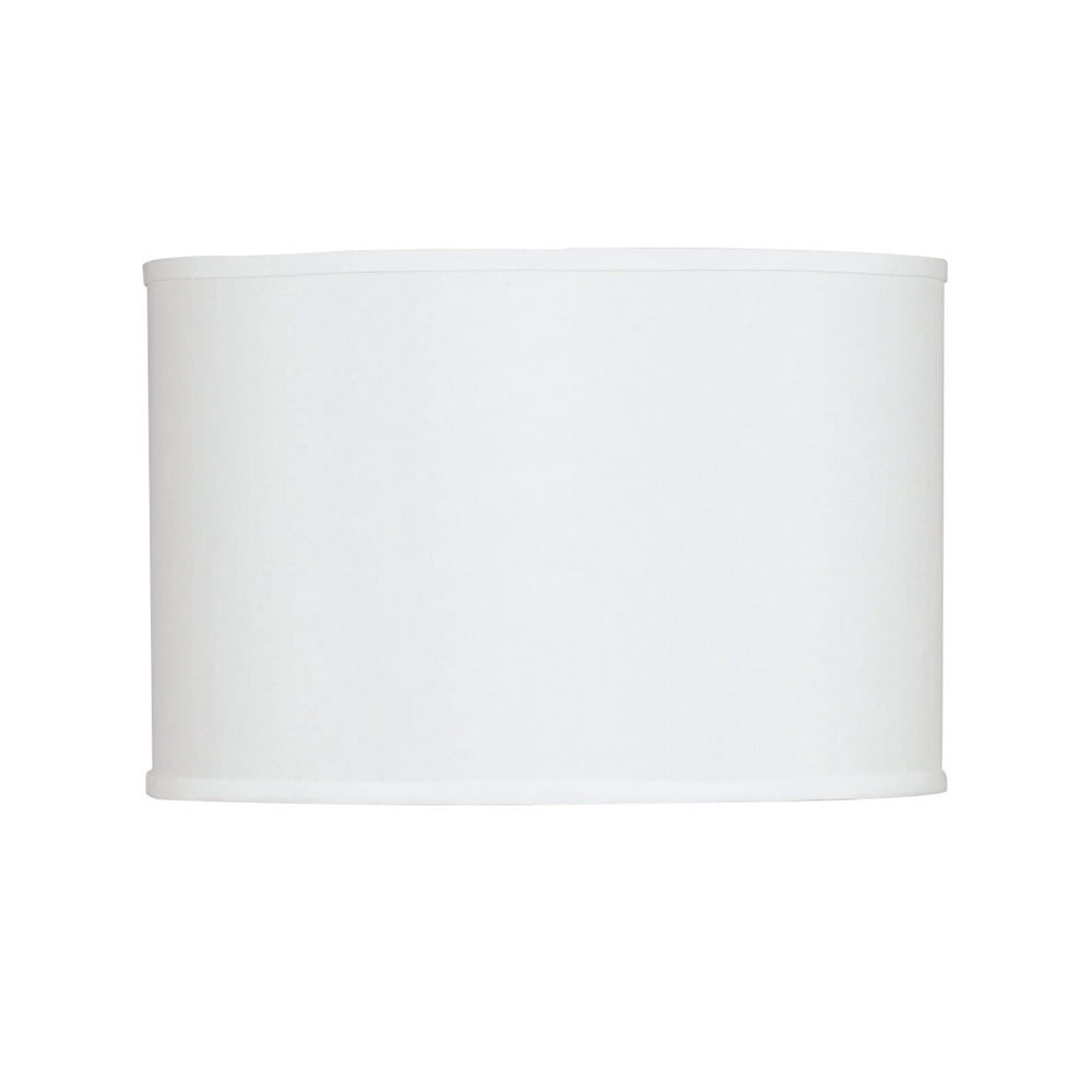 11x16x11 White Oval Drum Lamp Shade