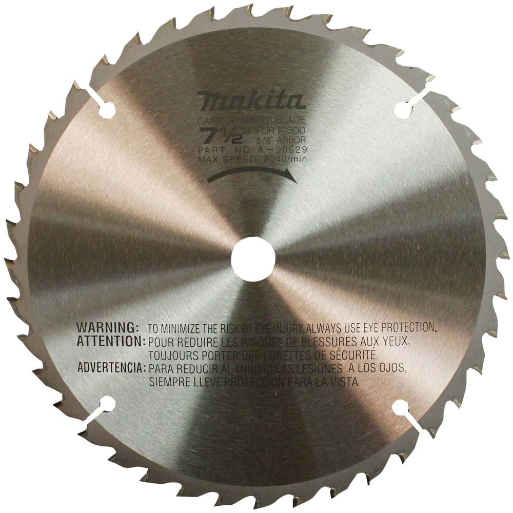 Makita A-90629 7-1/2-Inch 40 Tooth Carbide Tipped Wood Saw Blade