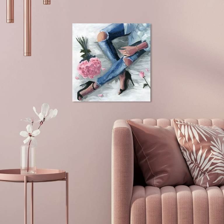  Wynwood Studio Fashion and Glam Wall Art Canvas Prints 'What's  On My Mind Navy Custom' Home Décor, 20 in x 30 : Everything Else
