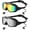 C, variant on My Cool Summer Goggles ,Wide View Goggles Swimming Adult with Earplugs and Nose Clip