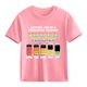 thumbnail image 4 of Tops de Manga Corta Linda para Niños Niños Y Niñas con Impresión Gráfica, Tee Casual de la Temporada Escolar, Tela Suave Transpirable para Jugar, 4 of 9