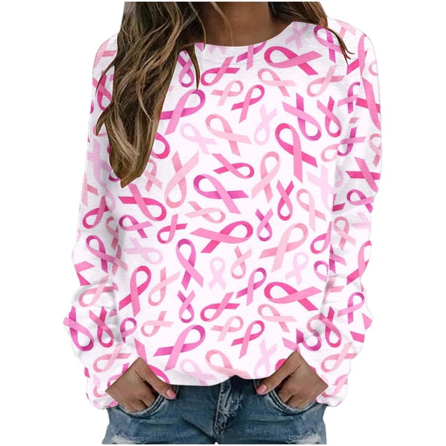 HKEJIAOI Polyester Womens Long Sleeve Tops Col Rond Graphique print Womens Robe Décontractée Long Sleeve Tops