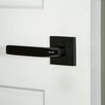 thumbnail image 5 of Viaggio Qadmlnbll_Dd Motivo Solid Brass Non-Turning Two-Sided Dummy Door Lever Set - Black, 5 of 7