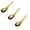 Gold, variant on ZOURIH Soup Spoons Stainless Steel Dinner Spoons Chinese Soup Spoon Mirror Polished Asian Soup Spoons for Bouillon Dessert Cereal Thai Miso Ramen,Silver