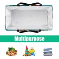 thumbnail image 5 of Hippocampus Large Capacity Reusable Foldable Oxford Cloth Storage Basket - Versatile Grocery Basket, Laundry Organizer, and Shopping Bag, 5 of 7