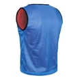 thumbnail image 2 of Athllete Reversible Pinnies Training Vest Scrimmage Practice Jersey (Red/Blue, Small), 2 of 5
