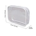 thumbnail image 3 of CYC Maple And Lark Zippered Hard Pouch Storage Zipper White Toy Storage Hard Plastic Pencil Case, 3 of 5
