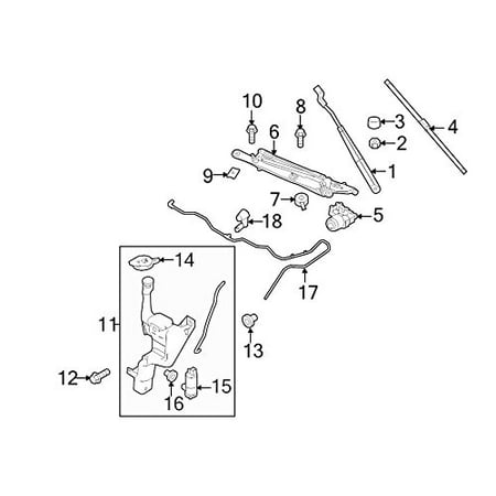 - Ford, SPRAYER JET, BE8Z-17603-A