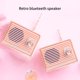 thumbnail image 4 of Mini Altavoz Portátil Inalámbrico Bluetooth Altavoz De Emparejamiento Rápido Altavoz Vintage De Forma Única Para El Hogar Deportes Al Aire Libre Viajes seitruly EL014096-03, 4 of 5