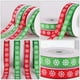 thumbnail image 5 of 4 rollos de cinta de decoración navideña lazo de copo de nieve cinta impresa suministros de bricolaje, 5 of 5