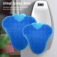 thumbnail image 3 of Urinal Anti Splash Mats, 10 Pcs Blue Urinal Anti Splash Screen Mats  for Men Bathroom, 3 of 8