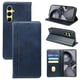 thumbnail image 1 of For Samsung Galaxy A56 Case Hidden Magnetic Closure Calf Texture Leather Phone Cover - Blue, 1 of 5