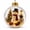 C, variant on Coollooc Glowing Christmas Story Ornament, Light-Up Mini Holiday Scene Hanging Ornament with Warm LED Light, Gift for Christmas Tree Home Party Decoration, Collectible Designs