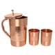 thumbnail image 4 of Juego de Jarra y Vasos de Cobre HealthGoodsIn 1.5L con 2 Vasos, 4 of 8