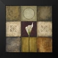 thumbnail image 2 of Marcon, Michael 15x15 Black Modern Framed Museum Art Print Titled - Flourish I, 2 of 5