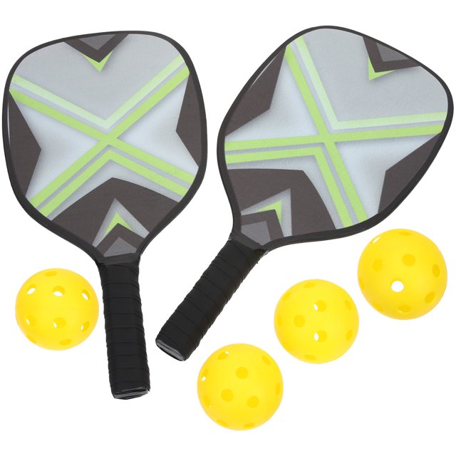 GOOHOCHY Lightweight Pickleball Rackets Set with Durable Synthetic Material for Sports Use and Family Fun