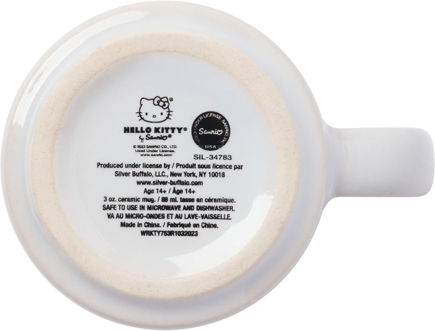 Silver Buffalo Sanrio Hello Kitty Espresso Mug - Thumbnail 5