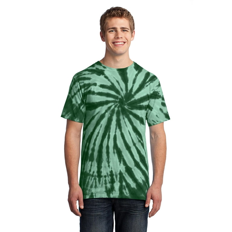 Port & Company PC147 Tie-Dye Tee - Forest Green - XL