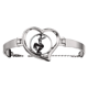 thumbnail image 1 of Flauta celebrar silueta Mexico danza mexicana Pulsera pulsera de joyería en forma de corazón Unbranded M, 1 of 3