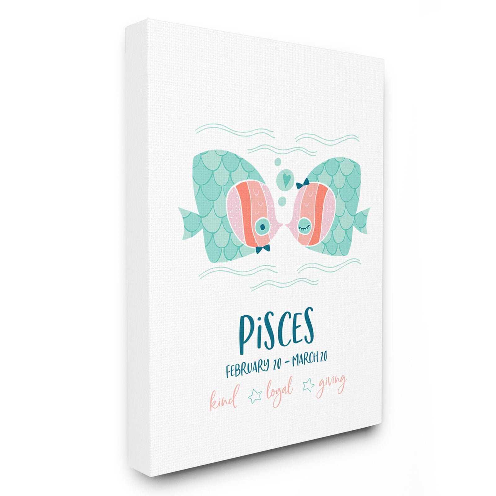 The Stupell Home Decor Collection Fun Modern Zodiac Pisces Fish Wall Art