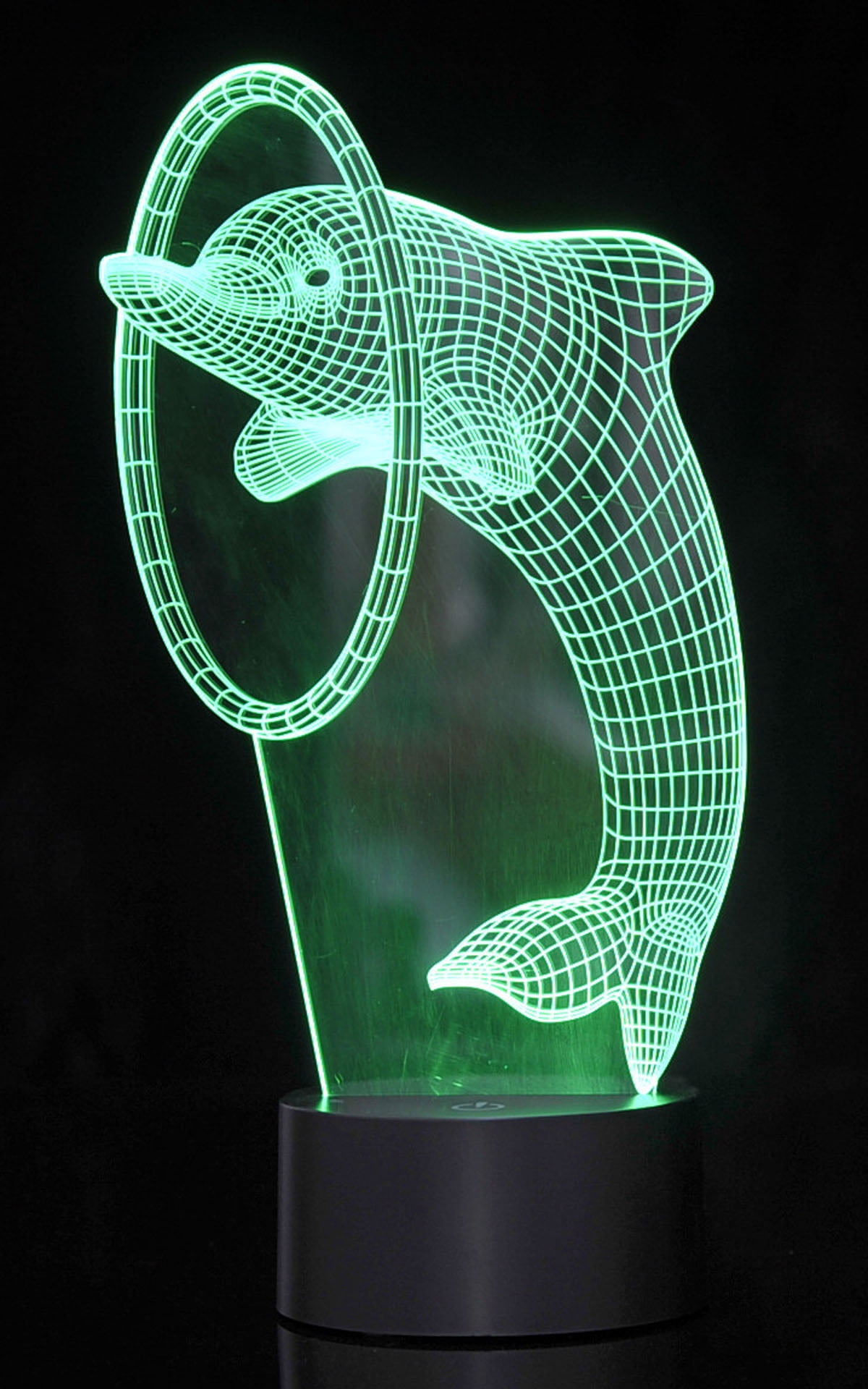 PlayWorld Board No More! 3D Dolphin Laser Cut Precision LED Lights