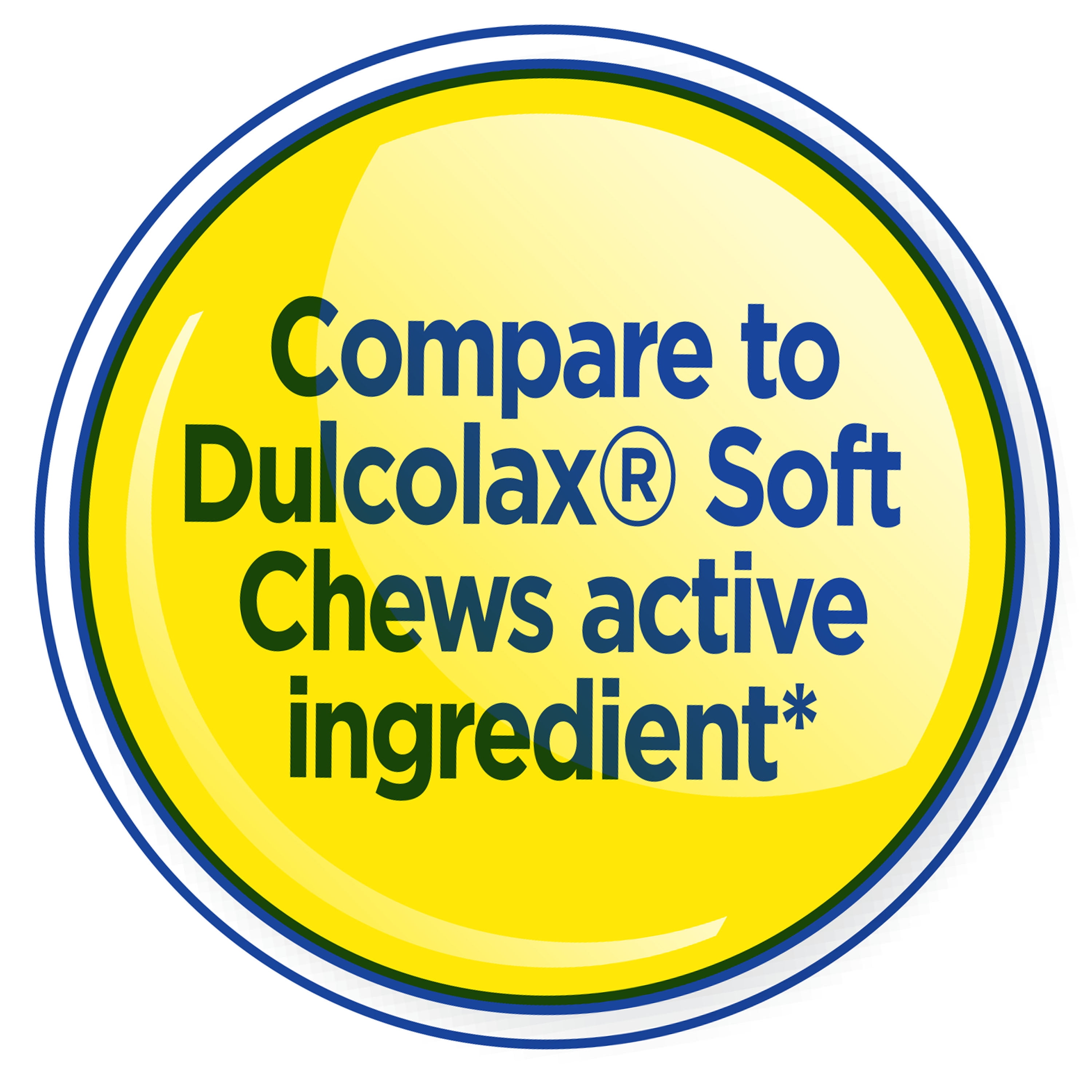 Equate Gentle Laxative Soft Chew for Constipation Relief, Mixed Berry Flavor, 30 Count