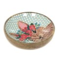 thumbnail image 3 of Tabletop Rabbit Bowl. Bunny Easter Spring In0281 Teal, 3 of 3