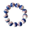 thumbnail image 4 of Pulsera de cuentas de moda para adultos, pulsera elástica, joyería, pulsera de cuentas de madera Estilo C, 4 of 9