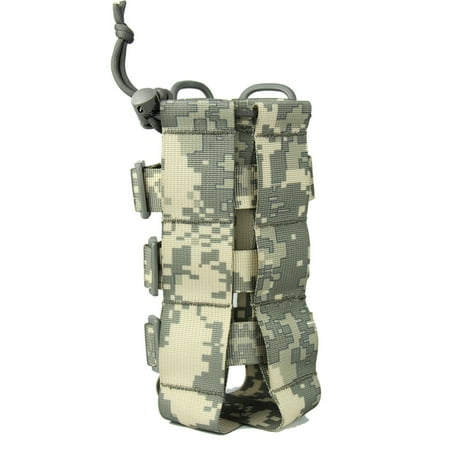 

Multifunctional Water Bottle Carrier Holder Pouch Adjustable Kettle Bag with Double Barrel Buckles Outdoor Acu Without Shoulder Strap