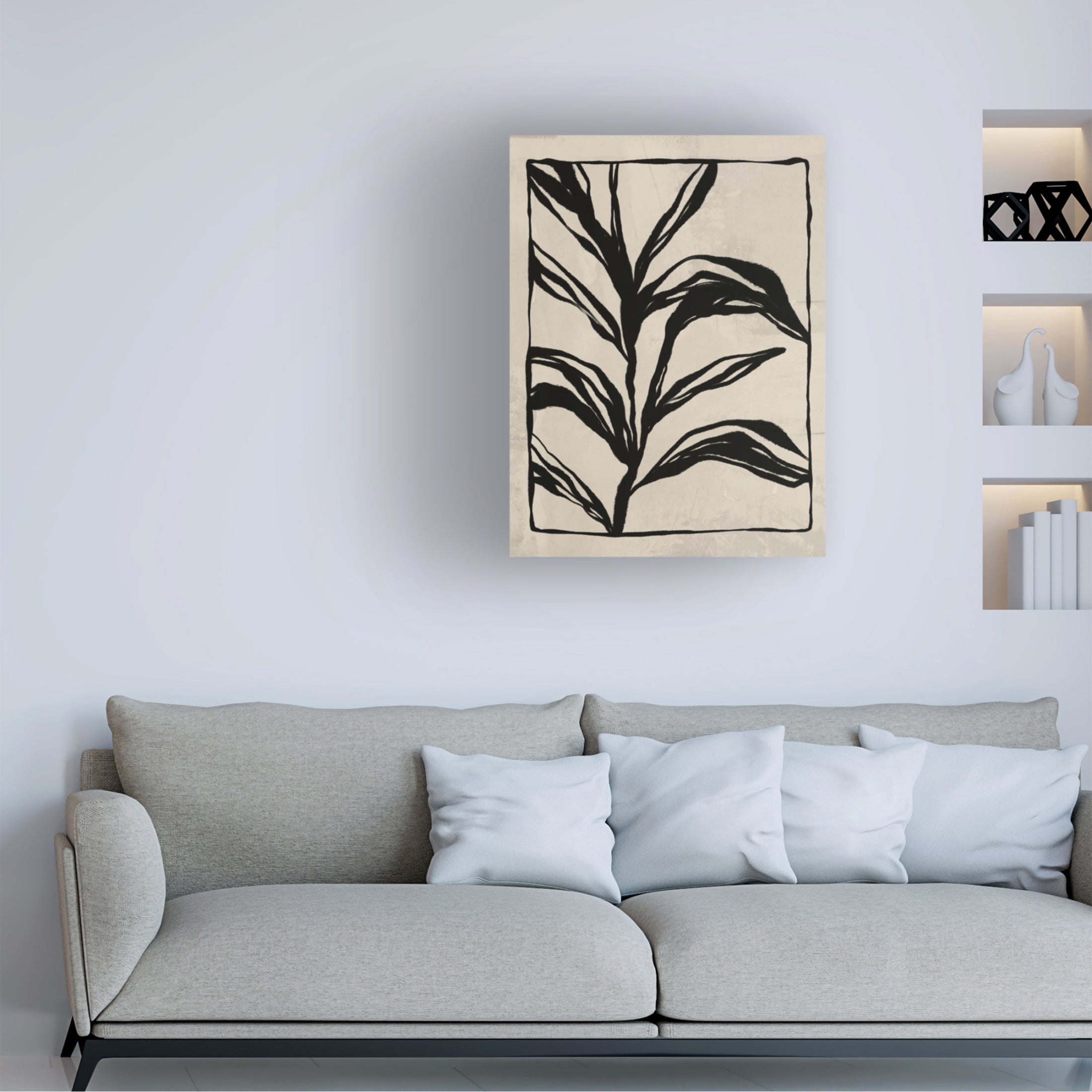 Canvas Wall Art - LivinLi 'Garden 2' Wall Art for Living Room, Bedroom, or Office Décor by Trademark Fine Art - 24 x 32 Inches