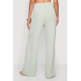 thumbnail image 4 of Women's Crepe Knit High Waisted Wide Leg Pull On Pants, 4 of 4