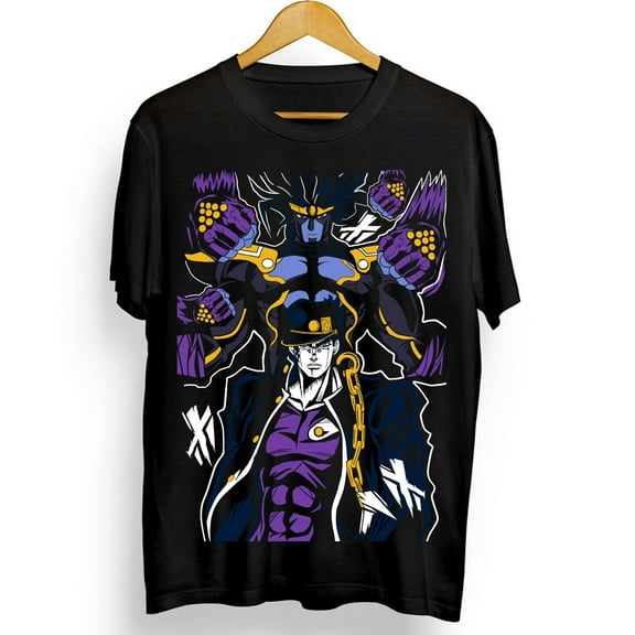 Jotaro Kujo-Jojo's Bizarre T-Shirt Jojo's Bizarre Adventure Anime Shirt