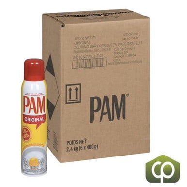 Pam Pan Coating Aerosol Cooking 400 GM (6/Case) - 8.8 LBS