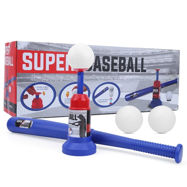 Juguete de béisbol para niños, juego de pelota de béisbol, juguete de bate de béisbol, juguete de béisbol semiautomático, rendimiento sólido