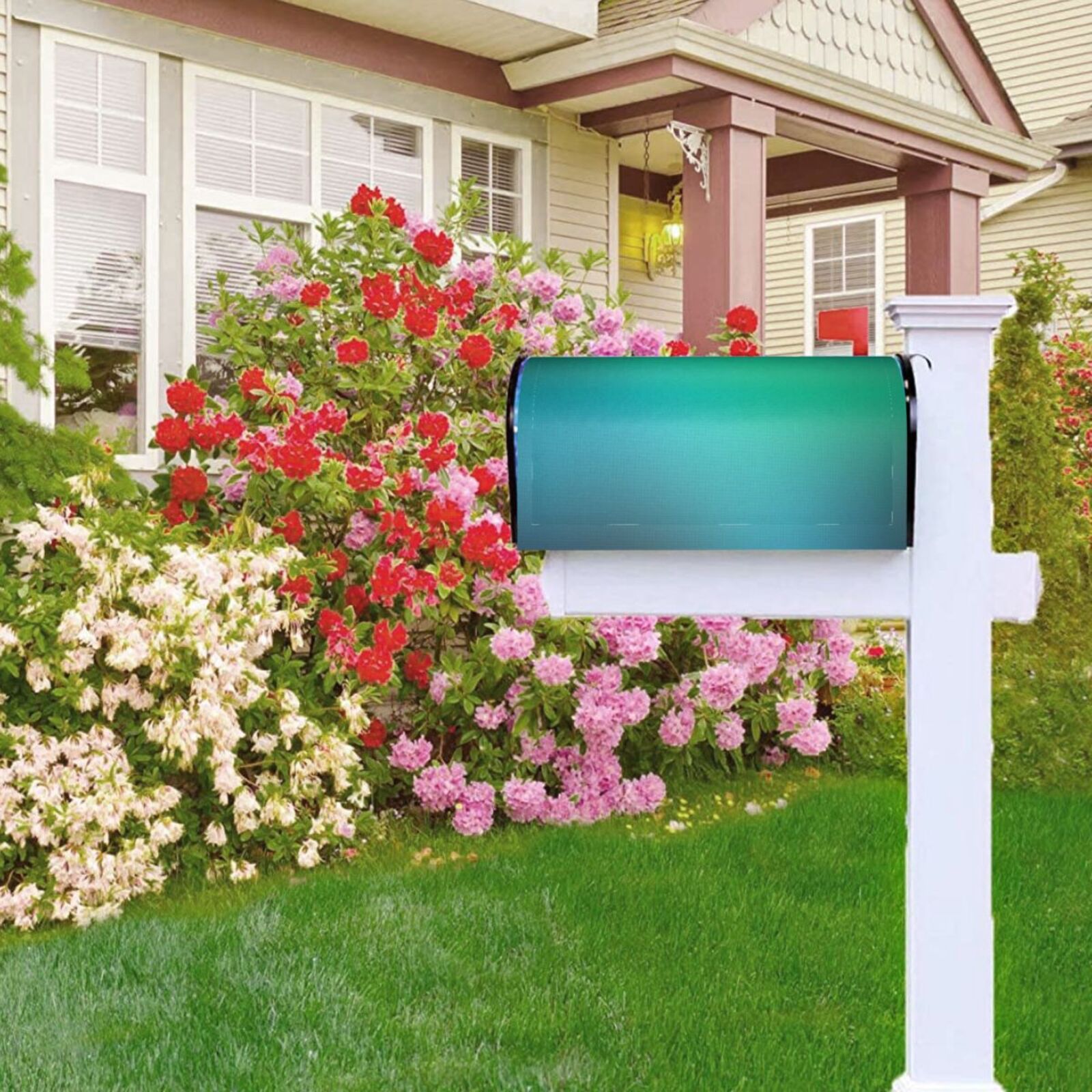 Kdxio Magnetic Mailbox Cover 21x18 in Mailbox Cover Outdoor Decoration Holiday Mailbox Covers for Home Garden Yard-21x18 in