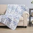 thumbnail image 2 of Greenland Home Fashions Betty Lace-Embellished Quilted Throw Blanket, 50 x 60 inches, 2 of 4