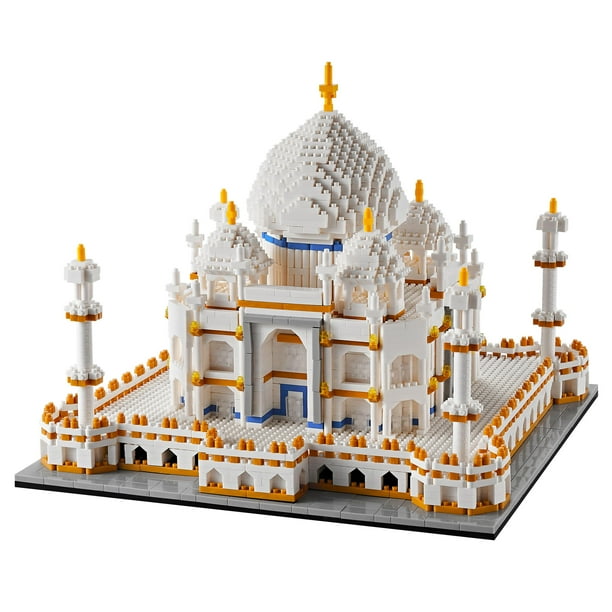 Dolblock Micro Mini Bloques Arquitectura Taj Mahal Juego de construcción Colección de monumentos Kits de modelos Idea Juguetes Regalos para adultos y niños mayores de 14 años 3950 piezas