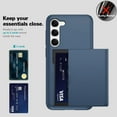 thumbnail image 4 of For Samsung Galaxy S23 Plus Case 5G 6.6 inch with Card Holder, Slim Dual Layer Heavy Duty Protective Case Hidden Card Slot Wallet Case for Samsung S23 Plus 2023 (Blue), 4 of 12
