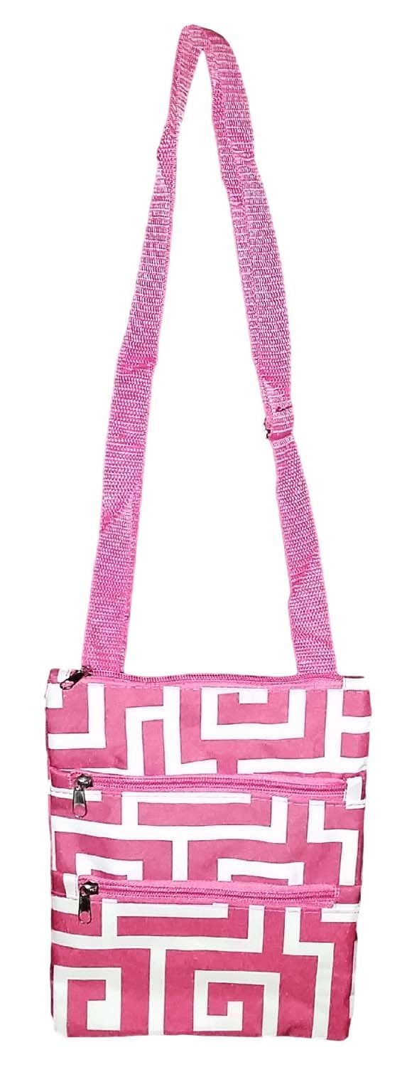 women's pink crossbody bolsa
