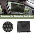 thumbnail image 2 of Unique Bargains 49.2"x17.7" Retractable Car Side Window Sun Shade Guard Roller Protector Black for Car, 2 of 5