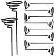 thumbnail image 1 of Miangastore 10Pcs Plant Rack Metal Plant Display Decorative Plant Stand Plant Holder for Home, 1 of 9