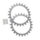 thumbnail image 1 of Speravity Puntos duraderos del cortacésped del acero inoxidable fáciles de instalar y puntos robóticos de la rueda del cortacésped Artesanía, 1 of 6